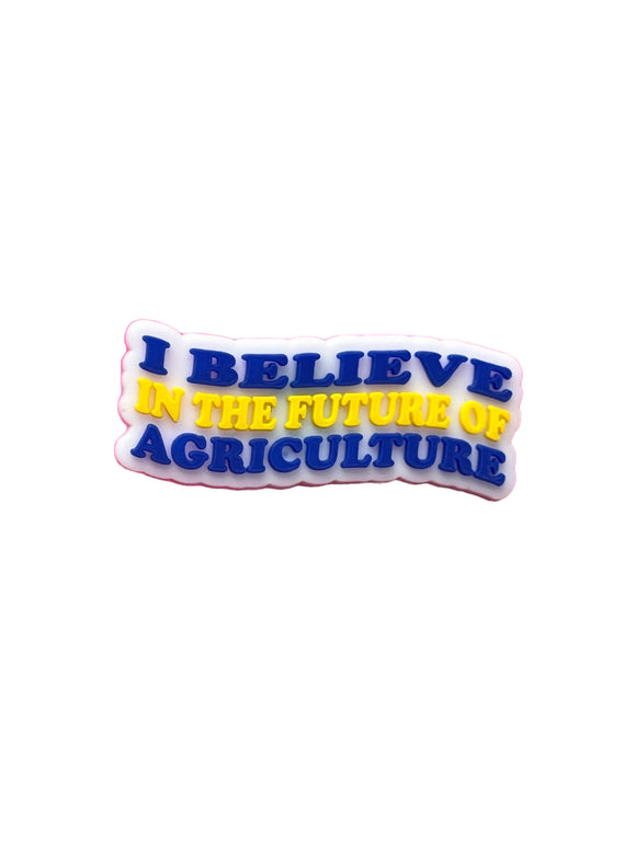 FFA Creed I Believe in the Future of Agriculture Shoe Charm