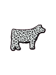 Animal Print Show Steer Heifer Shoe Charm