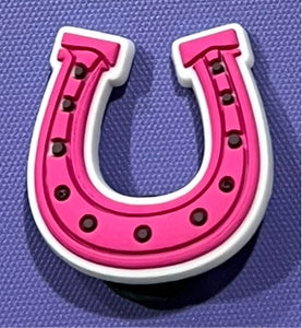 Pink horseshoe western Charm