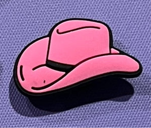 Pink cowgirl hatCharm