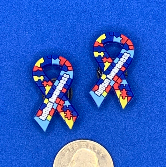 Autism Awareness Ribbon Charm Set