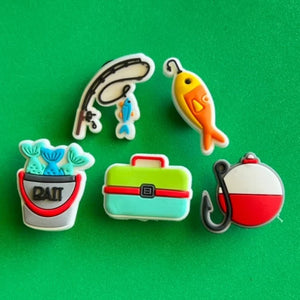 Fishing Outdoor 5 pc Charm set