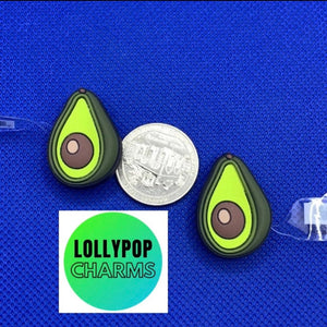 2 pc Avocado charm set With Tag