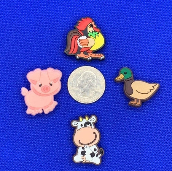 Farm animal charm set