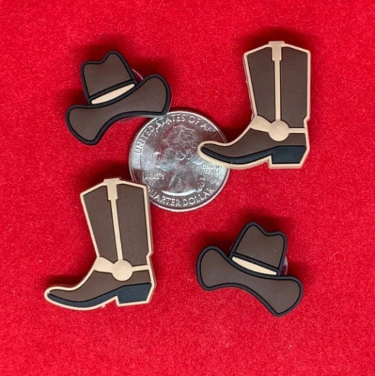 Cowboy Boots and Hats  Charm Set