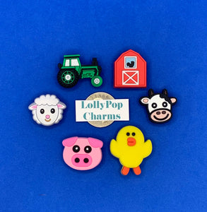 Farm Animal Barn Country Charm Set