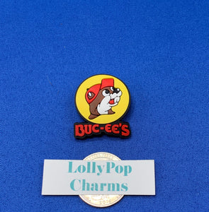 Beaver with words Charm Bucees