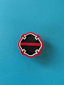 Red thin line- fire fighter  Charm