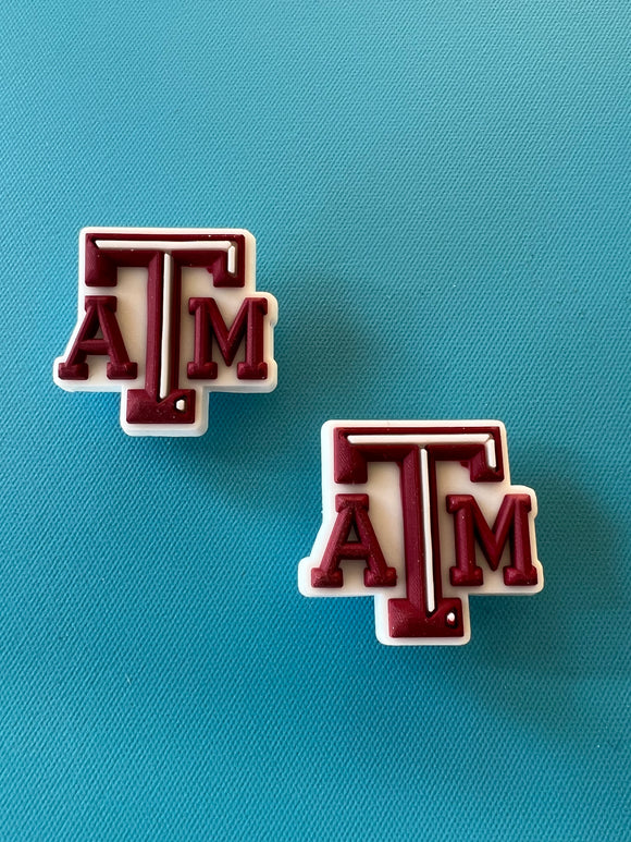 Aggies letters Texas A&M Aggie College Charms – LollyPop Charms