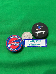 2 pc Football Buffalo Bills Charms