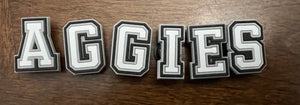 Aggies letters Texas A&M Aggie College Charms