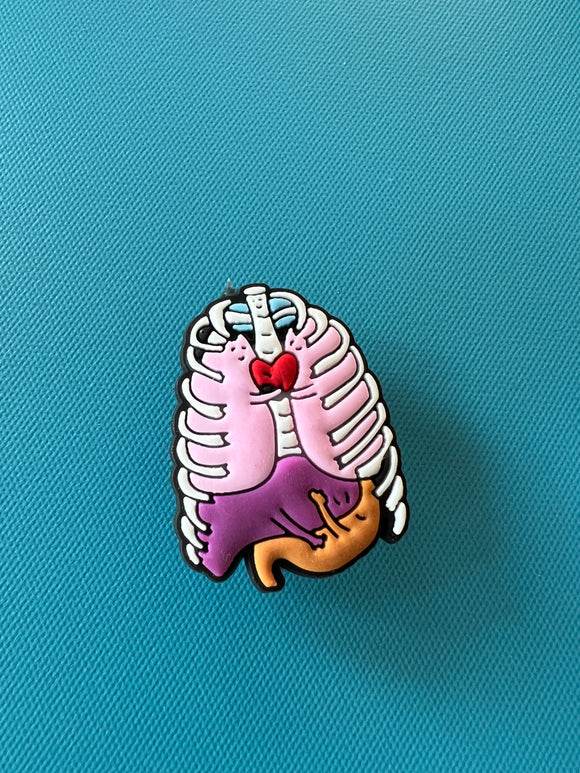 rib/ lungs/ chest Nurse medical Charm