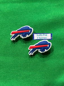 2 pc Football Buffalo Bills Charms